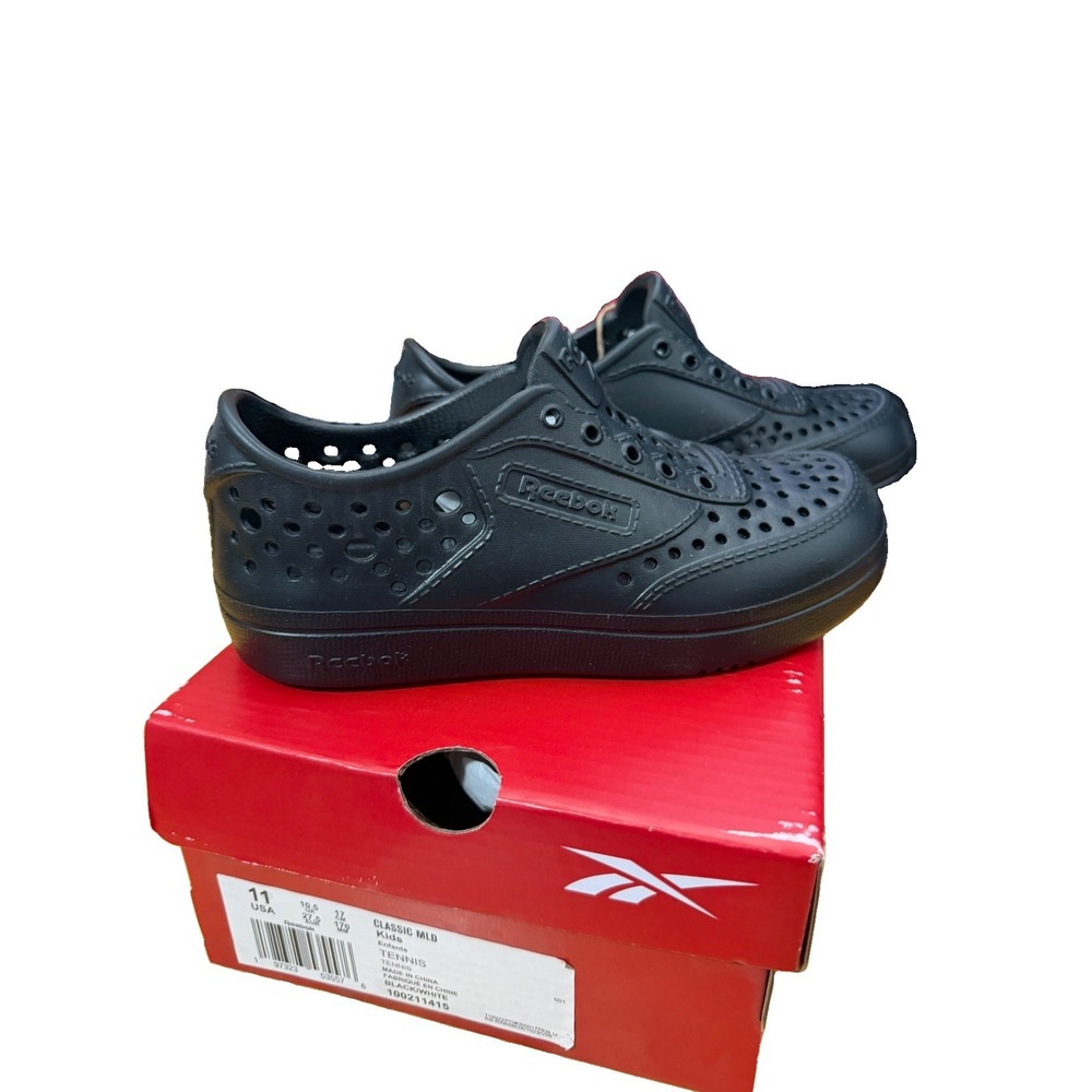 Reebok Classic Kids MLD Sneaker Black US 11 Swim Water Summer